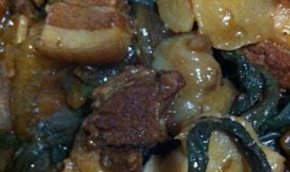 干豆角红烧肉砂锅的做法 干豆角炖五花肉